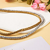 Cheriswelry 2 Strands 2 Colors Electroplate Non-magnetic Synthetic Hematite Beads Strands G-CW0001-11-6