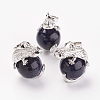 Synthetic Blue Goldstone Pendants G-G713-I10-1