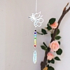 Christmas Theme Teardrop Glass Suncatchers PW-WG1AD42-02-1