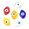Handmade Eye Evil Lampwork Beads Strands LAMP-G168-07-3