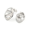 Non-Tarnish Oval 304 Stainless Steel Ear Studs EJEW-L290-016P-2