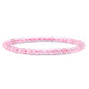 4mm Round Natural Rose Quartz Beads Bracelet for Men KG3069-33-1