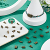 130Pcs 26 Styles Alloy Slider Charms FIND-SC0009-84-4