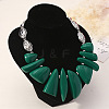 Resin Irregular Beaded Bib Necklaces FS-WG5D234-08-1