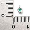 925 Sterling Silver Cubic Zirconia Charms STER-Q005-01A-C-3