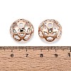 UV Plated ABS Bead Caps OACR-D316-04B-09-3