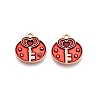 Valentine's Day Theme Alloy Enamel Pendants ENAM-T020-50E-01-1