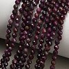 Natural Ruby Beads Strands GG-CBA77FB-B09-3mm-1