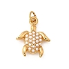 304 Stainless Steel ABS Imitation Pearl Pendants STAS-B097-07G-06-1