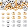 20Pcs 10 Styles 304 Stainless Steel Corrugated Beads STAS-TA0003-14-2