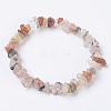 Natural Rutilated Quartz Stretch Bracelets X-BJEW-JB03681-05-1