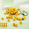 100Pcs Dyed Wood Beads WOOD-CW0001-06-8