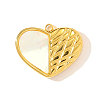 304 Stainless Steel Shell Pendants STAS-OY003-53G-3