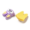 Opaque Resin Cabochons RESI-B017-01G-3
