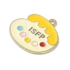 MBTI Theme Alloy Enamel Pendants ENAM-I083-01G-03-2