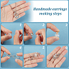 Brass Bead Cage Teardrop with Alloy Wing Pendant Cable Chain Necklaces NJEW-DR00030-3