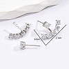 Stainless Steel Stud Earrings CU1514-1-4