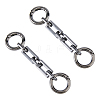 2Pcs Zinc Alloy Bag Extender Cable Chains FIND-FI0001-03B-1