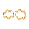 Brass Hoop Earrings EJEW-M261-01G-01-1-2