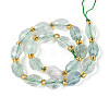 Natural Green Fluorite Beads Strands G-N342-53-8x6-12-3