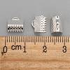 Iron Ribbon Crimp Ends E004Y-S-01-3