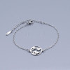 201 Stainless Steel Link Bracelets BJEW-T011-JN506-1-1