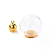 Glass Bottle Pendants LS-GLAA-K056-10D-G-3