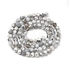 Electroplate Glass Beads Strands EGLA-P048-B05-2