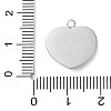 304 Stainless Steel Acrylic Pendants STAS-M091-02B-P-3