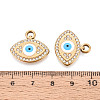 304 Stainless Steel Rhinestone Pendants STAS-N110-50A-G-3