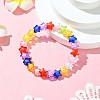 Transparent Acrylic Star Stretch Beaded Bracelets for Women BJEW-JB11519-1