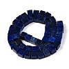 Natural Lapis Lazuli Dyed Beads Strands G-T139-8x8-44-2