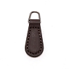 Imitation Leather Zipper Slider FIND-WH0040-26-1
