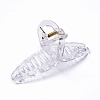 Transparent Plastic Large Claw Hair Clips PHAR-F016-09-3