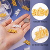 60Pcs 2 Colors Alloy Pendants FIND-TA0004-34-4
