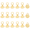 18Pcs Brass Charms KK-LP0001-39-1