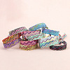 Cotton Braided Wave Pattern Cord Bracelet FIND-PW0013-002-4