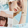 4Pcs 4 Styles 925 Sterling Silver Spring Gate Rings STER-SC0001-51-6
