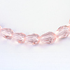 Transparent Glass Bead Strands LS-GLAA-R024-6x8mm-08-2