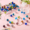 64Pcs 16 Styles Handmade Lampwork Beads LAMP-TA0001-59C-7