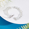 1Pc 925 Sterling Silver Twister Clasps STER-PH0003-07-5