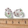 Handmade Foil Lampwork Bumpy Beads Strands FOIL-Z001-05B-4