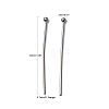 304 Stainless Steel Ball Head pins X-STAS-R051-30mm-5