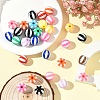 30Pcs Strip Opaque Acrylic Beads SACR-YW0002-01-4
