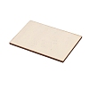 Rectangle Unfinished Wood Slices DIY-WH0166-32A-2