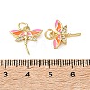 Brass Micro Pave Clear Cubic Zirconia Pendants CU-CBA2554-02G-02-3