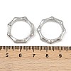 Brass Twister Clasps KK-P323-12P-3