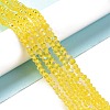 Electroplate Glass Beads Strands X1-EGLA-A034-T4mm-L02-4