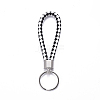 PU Leather Keychain Clasp Findings KEYC-I110-C01-2