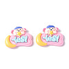 Opaque Resin Cabochons LS-CRES-P023-01C-1